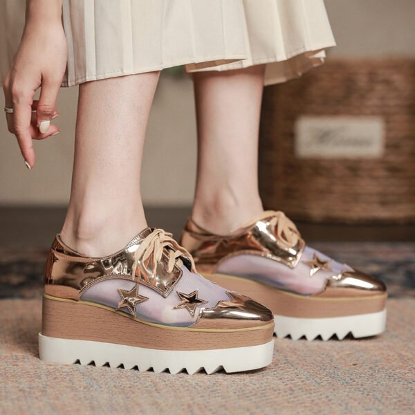 Mesh Platform Shoes