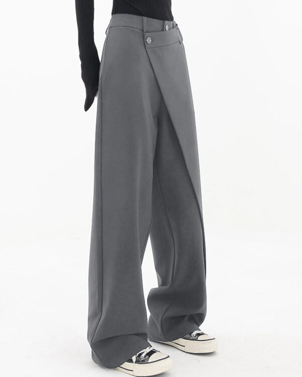 Irregular Wide leg Pants – Women’s Loose Trousers for Casual & Street Fashion - Image 4