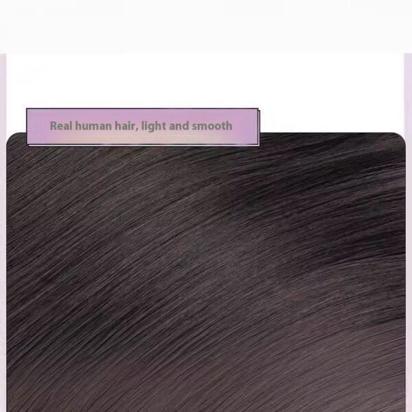 100% Human Hair Full Head Wig – Natural Look Daily Wear Wig for Women - Image 3