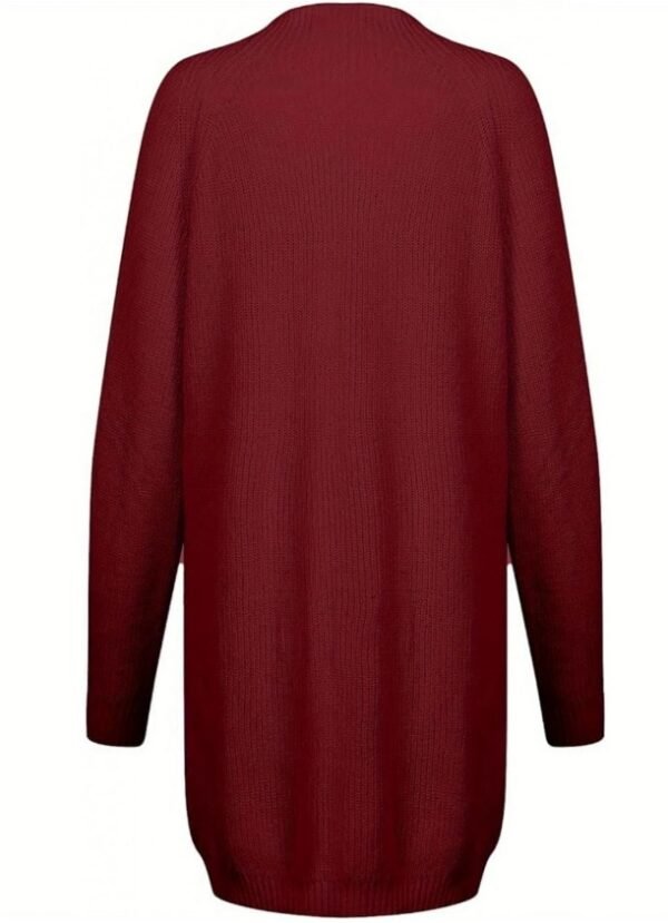 Plus Size High Neck Casual Dress – Comfortable Everyday Wear for Women - Image 5