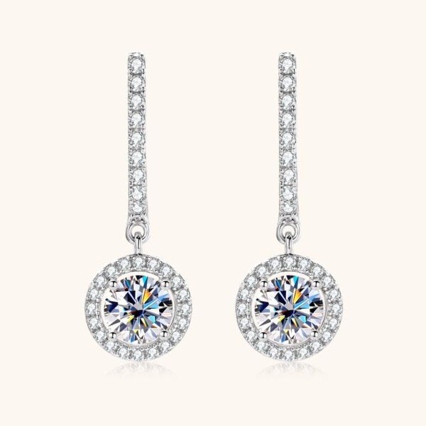 Light Luxury Diamond Earrings – High-End Special Design Women’s Jewelry - Image 2