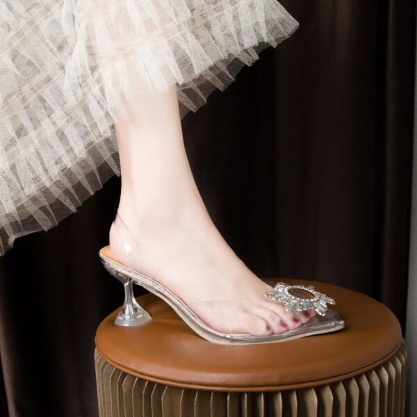 Glam Rhinestone Pointed Stiletto Heels - Image 4