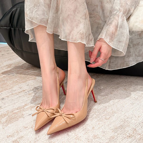 High Heels Low-cut Pointed-toe Shoes - Image 4