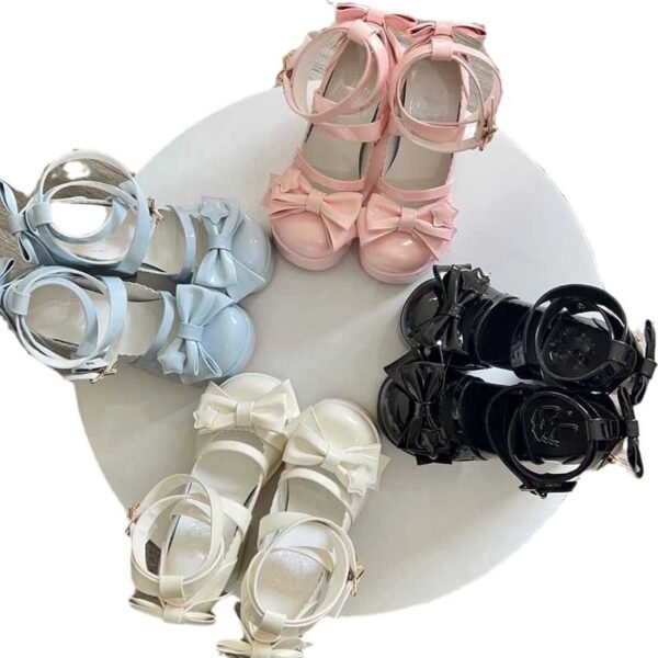 Mary Jane Chunky Heel High Heels – Cute Round Toe Shoes for Women - Image 7