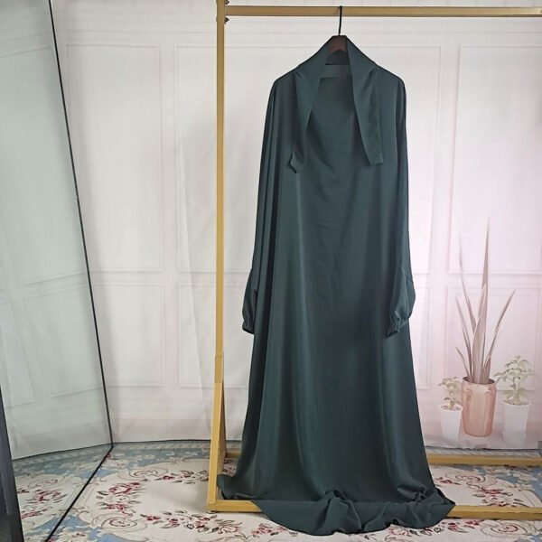 One-Piece Dubai Prayer Abaya – Turkish Style Islamic Dress - Image 6