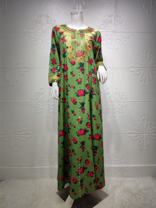 Dubai Abaya Dress for Women – Modest Middle Eastern Style - Image 3