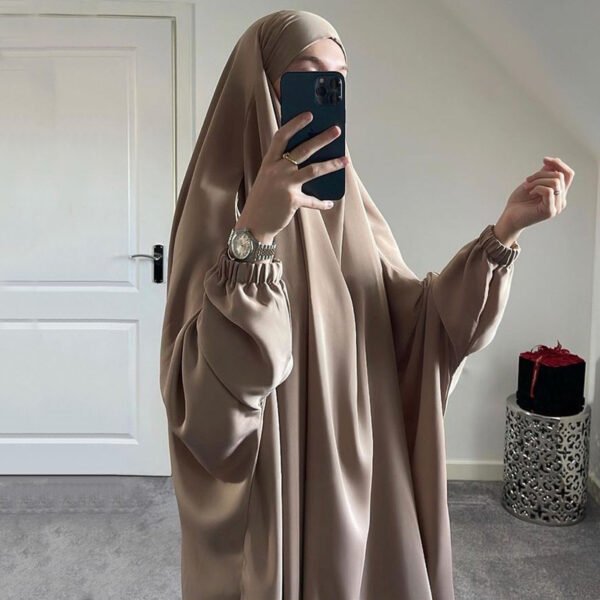 One-Piece Dubai Prayer Abaya – Turkish Style Islamic Dress - Image 8