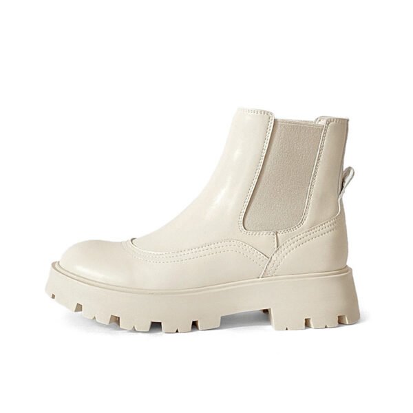 British-Style Ankle Boots for Women – Elastic Slip-On - Image 7