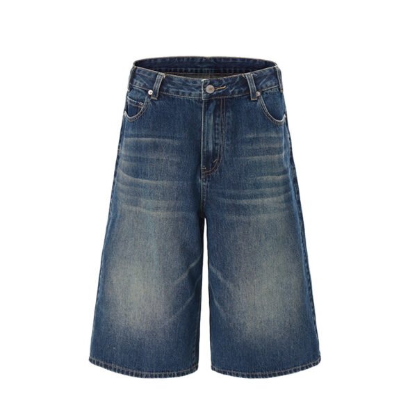 Women’s Washed Wide-Leg Jeans – American High Street Style Denim - Image 8