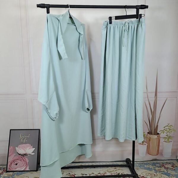 Dubai Robe Dress Set for Women – Modest Middle Eastern Style - Image 4