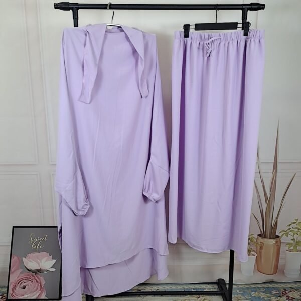 Dubai Robe Dress Set for Women – Modest Middle Eastern Style - Image 3