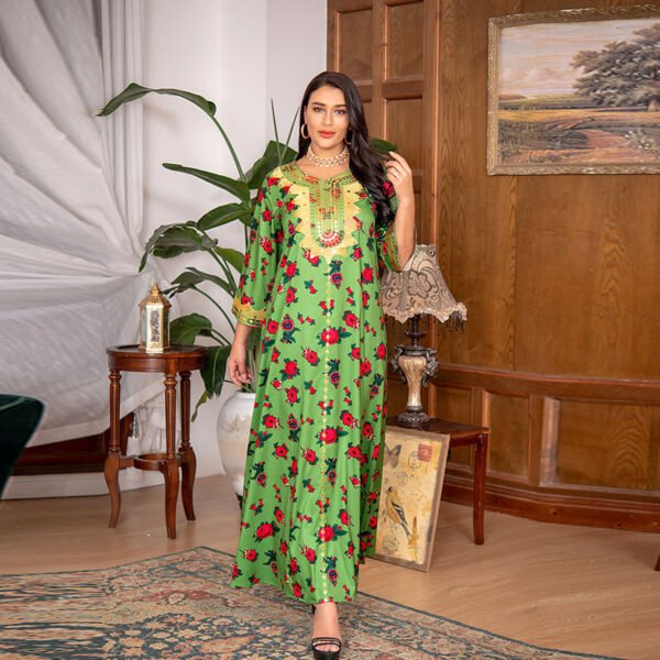 Dubai Abaya Dress for Women – Modest Middle Eastern Style - Image 8