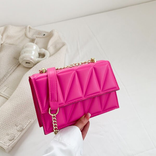 Women’s Small Square Chain Crossbody Bag – Fashion Shoulder Purse - Image 2