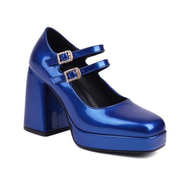 Square Toe Mary Jane Shoes for Women – Trendy Low Heels - Image 6