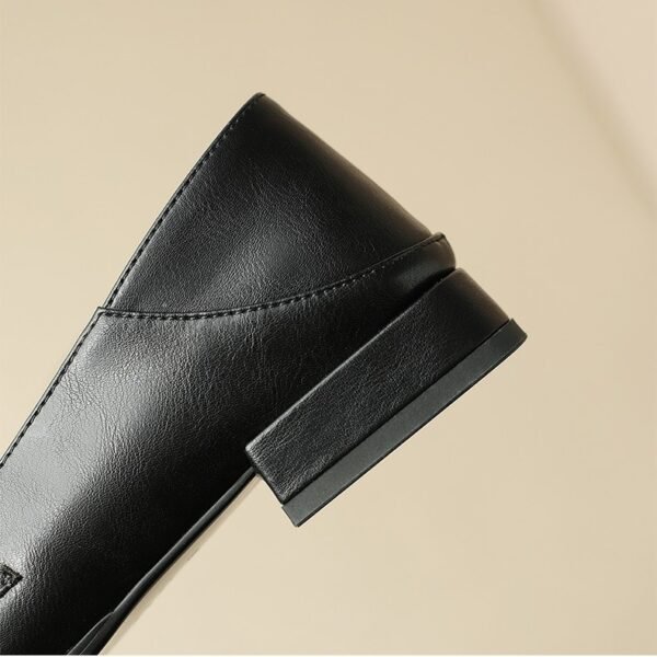 Chic Square-Toe Thick Heel Shoes for Women - Image 7