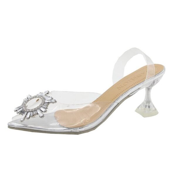 Glam Rhinestone Pointed Stiletto Heels - Image 5