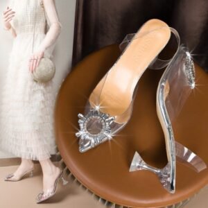 Glam Rhinestone Pointed Stiletto Heels
