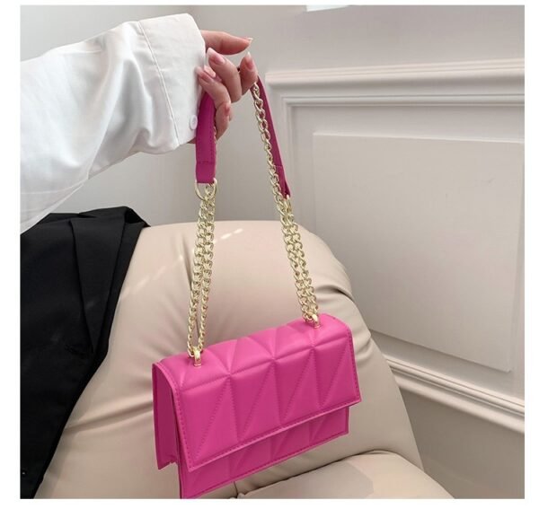 Women’s Small Square Chain Crossbody Bag – Fashion Shoulder Purse - Image 8