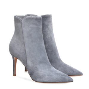 Pointed Toe High Heel Ankle Boots