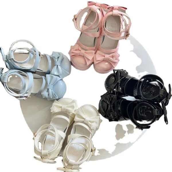 Mary Jane Chunky Heel High Heels – Cute Round Toe Shoes for Women - Image 5