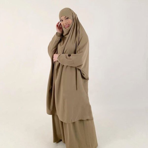 Dubai Robe Dress Set for Women – Modest Middle Eastern Style - Image 9