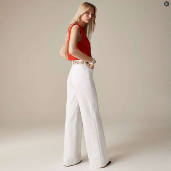 Women’s Loose-Fit Elastic Waist Denim Trousers – Comfy Casual Jeans - Image 3
