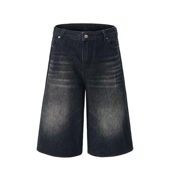 Women’s Washed Wide-Leg Jeans – American High Street Style Denim - Image 3
