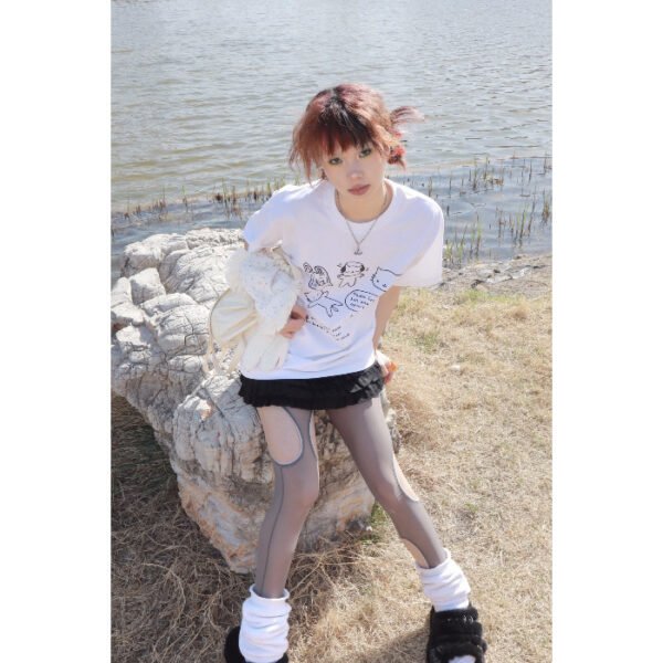 Summer Clothing Short Sleeve T-shirt Women - Image 2