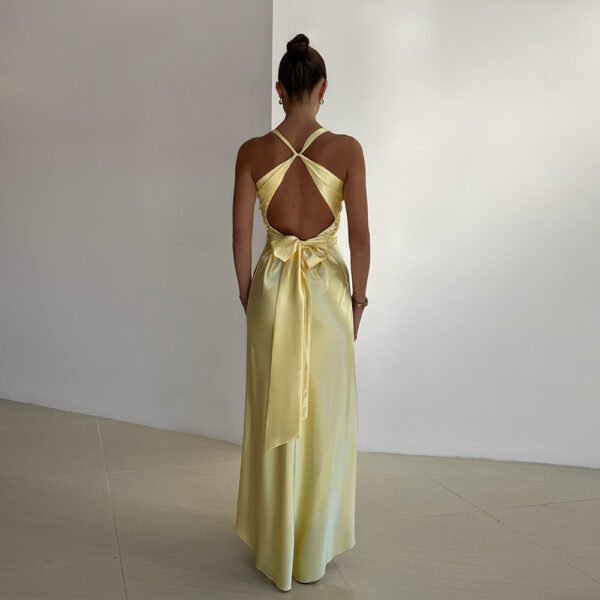 Fashion Personality Slim Fit Satin Dress Women - Image 6