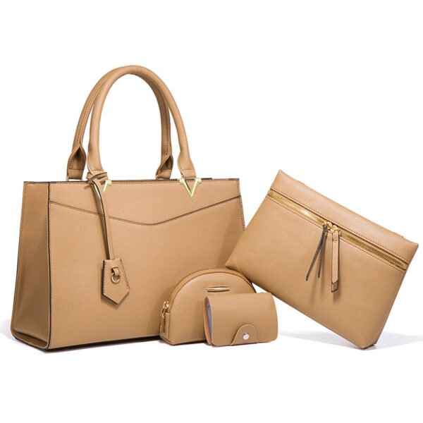 Large-capacity Four-piece Set Of European And American Fashion Handbags - Image 4