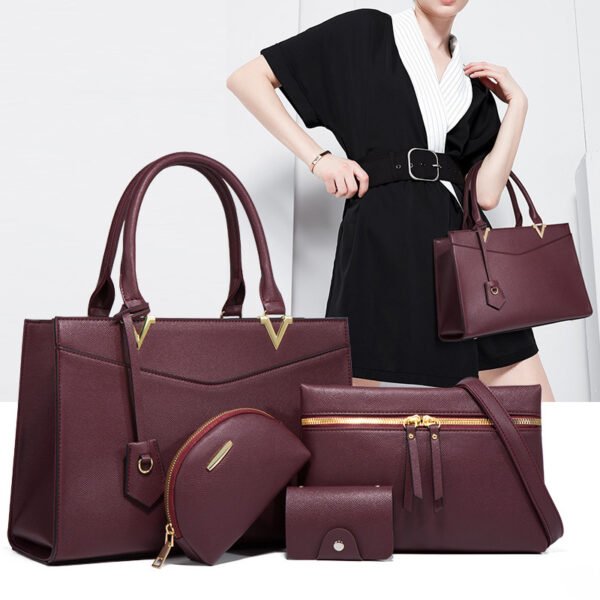 Large-capacity Four-piece Set Of European And American Fashion Handbags - Image 6