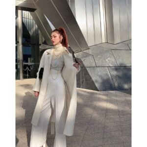 Mid-Length French Style Woolen Coat – Thick & Elegant