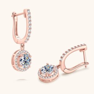Light Luxury Diamond Earrings – High-End Special Design Women’s Jewelry