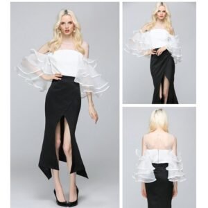 Women's Flared Sleeve Shirt – Elegant & Stylish Casual Top