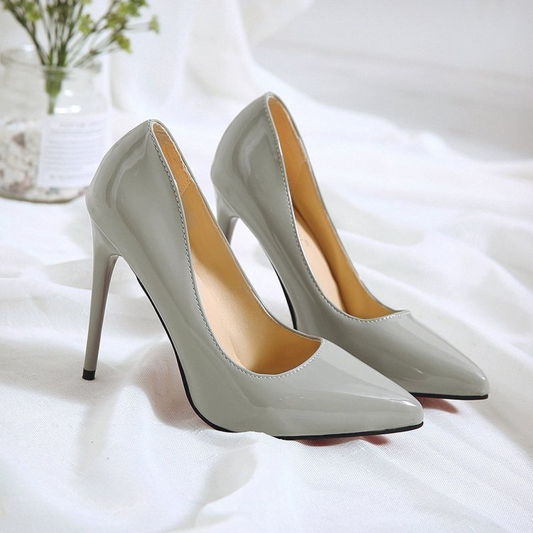 New Pointed Stiletto High Heels Sexy Shallow Mouth Single Shoes Large Size - Image 6