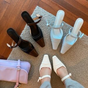 Women’s Low Heel Strap Sandals & Casual Slippers – Comfortable Summer Footwear