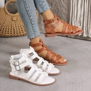 Women’s Casual Thick Heel Non-slip Hollow Sandals | Kanshoppers