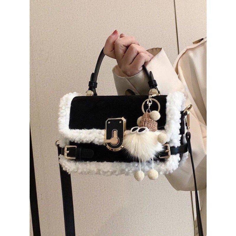 Plush Stitching Advanced Texture All-match Crossbody Handbag - Image 6