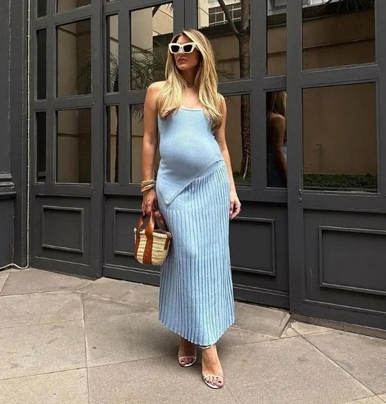 Tube Top Pleated Skirt Dress for Women - Image 8