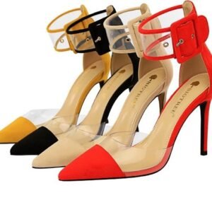 Transparent high heels