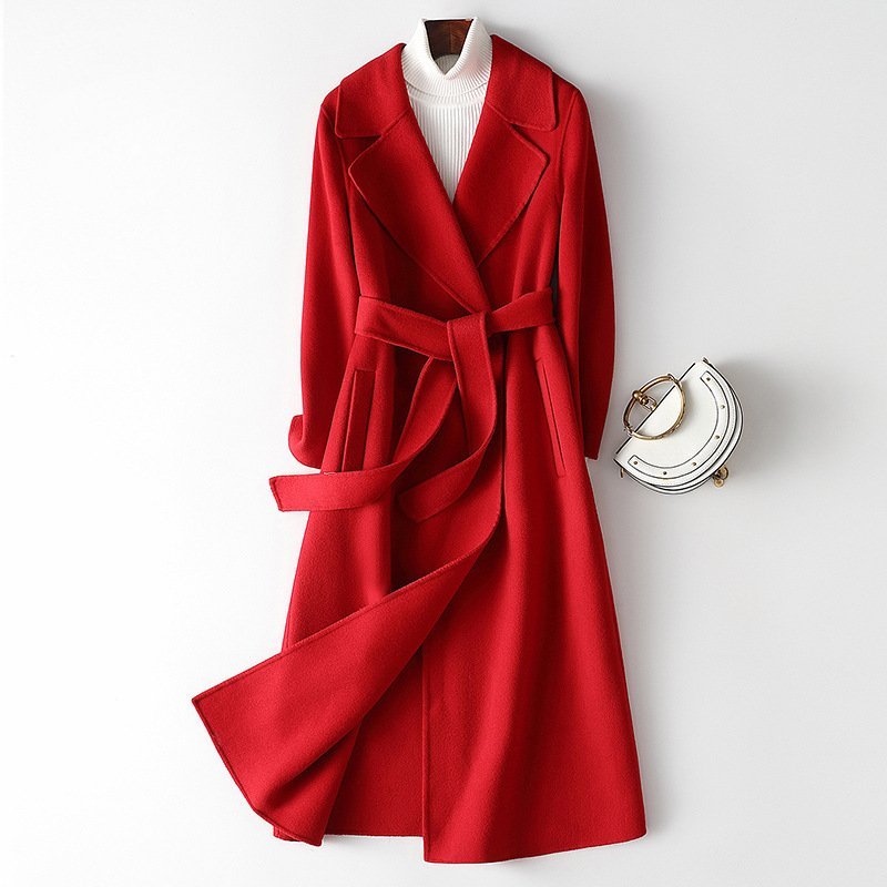 Autumn And Winter Temperament Korean Style Woolen Coat Women - Image 9