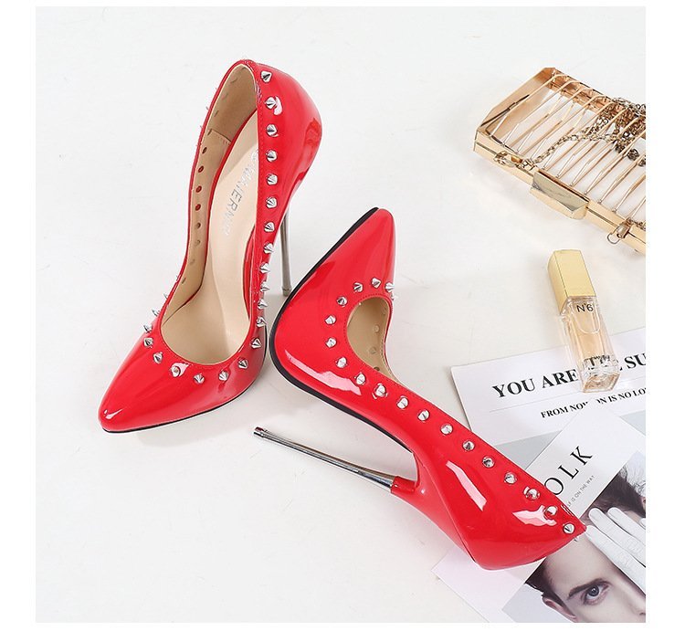 Metal Heel Stiletto High Heels Plus Size Night Club - Image 6