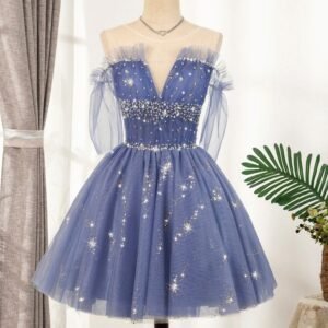 Elegant Women Short Dress – High-End Slim Fit Party