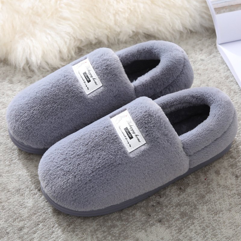 Cotton Slippers with Back Heel – Soft Indoor & Home Comfort Shoes - Image 2
