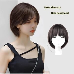 100% Human Hair Full Head Wig – Natural Look Daily Wear Wig for Women