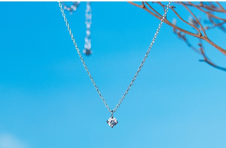 Necklace with Silver Necklace - Image 2