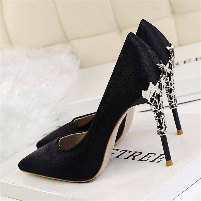 Elegant Pointy Silver High Heels – Women’s Stiletto Party Shoes - Image 3