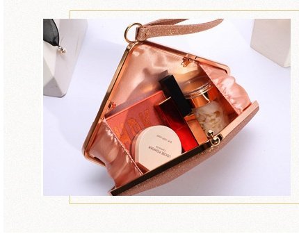 Women's Fashionable Hand Bill Of Lading Shoulder Bag Reflective Gloss - Image 8