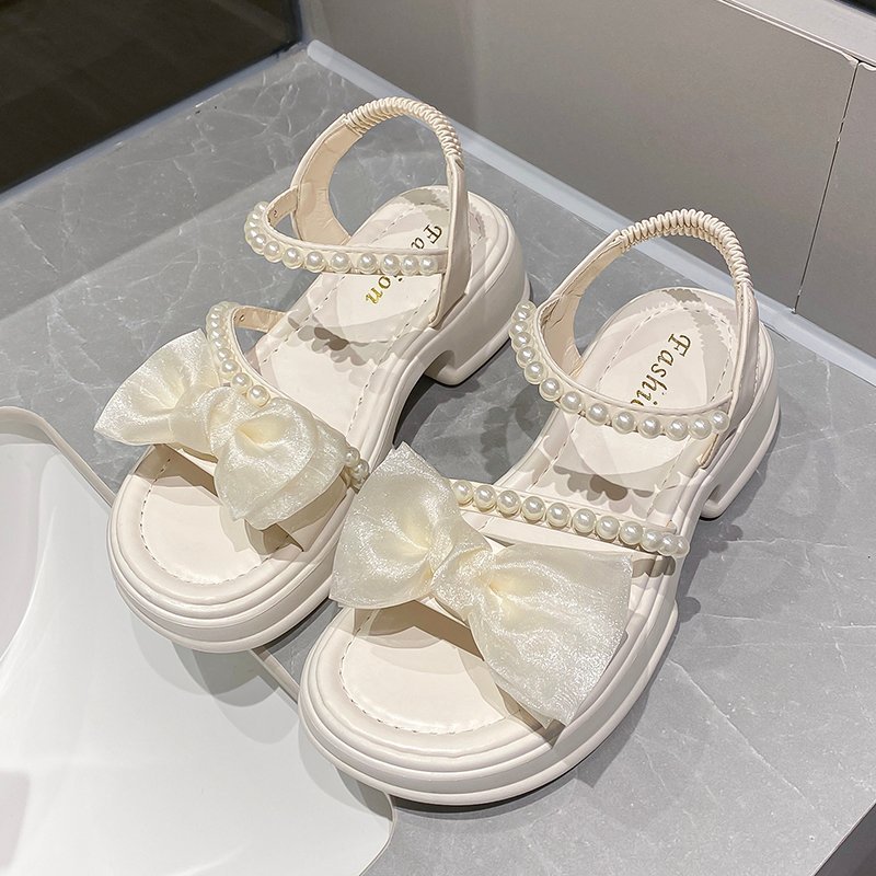 Women’s Mid Heel Bowknot Shoes – Elegant Casual Party Sandals - Image 7