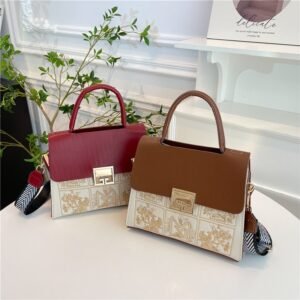 Women’s DIY Handmade Knitted Messenger Bag